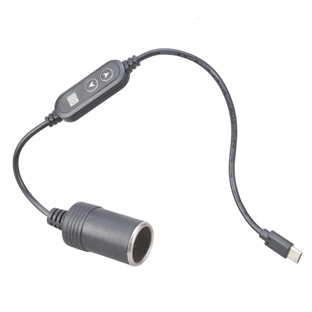 10Ft 12 VDC 10A Heavy Duty Cigarette Lighter Adapter (On/Off Switch +  POSITIVE TRIGGERED Momentary Switch)