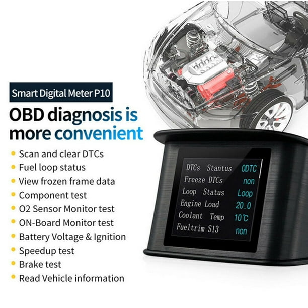 Multi-Function Car OBD2 Digital Meter Head Up Display Speedometer