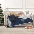 thumbnail image 7 of Yayeee Throw Blanket for Couch Soft Warm 50" x 60" Sofa Chair Bed Decoration, Abstract Landscape, 7 of 7