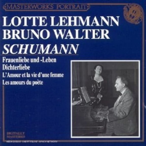 Schumann / Walter / Lehmann - Frauenliebe Und Lebe - Music & Performance - CD
