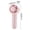 Pink, variant on Mini Portable USB Rechargeable Handheld Fan, High Speed 3-Speed, 3-6H Battery Life for Outdoor Travel (Beige)