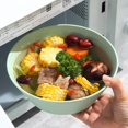 thumbnail image 5 of Fmxomd 30 OZ Soup Bowls, Plastic Bowls Set of 4, Wheat StrawBowl for Kitchen, Large Bowls for Soup, Cereal, Salad, Ramen and Fruit, Dishwasher & Microwave Safe, 5 of 8
