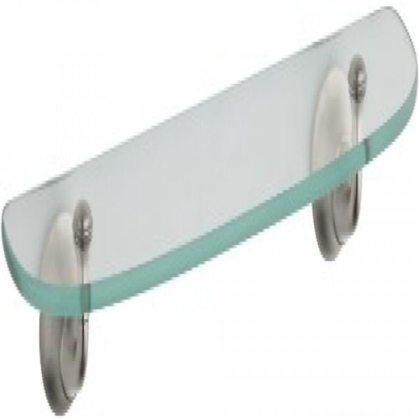 KOHLER K-11283-BN Forte Glass Shelf, Vibrant Brushed Nickel