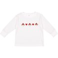 thumbnail image 3 of Inktastic Sock Monkey Heart Border Boys or Girls Long Sleeve Toddler T-Shirt, 3 of 5