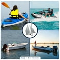 thumbnail image 6 of Five Oceans Boat Anchor - Fluke Anchor, 5 Lb, Galvanized Steel Slip Ring Boat Anchor, Boat Anchors, Small Boat Anchor for Kayak, Dinghies Personal Watercraft Paddleboards Canoes Small Boats - FO4555, 6 of 9