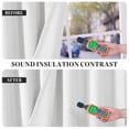 thumbnail image 5 of TOPICK Solid Blackout Curtain Drapes Panel Pair, Set of 2, 30" W x 63"L, White, 5 of 12
