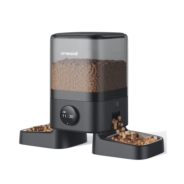 Comedero automático para gatos Oneisall para 2 gatos de 5 litros de capacidad