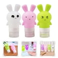 thumbnail image 4 of 3pcs Lotion Squeeze Bottle Rabbit Empty Lotion Squeeze Container Lotion Tube, 4 of 5