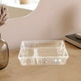 thumbnail image 5 of 4 Pcs Kitchen Organizer Storage Box Plastic Drawers Shallow Small Cube Lipstick Tray Vanity Bathroom Trays Jewelry, 5 of 6