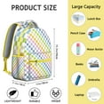 thumbnail image 6 of Geometric Shapes Texture Laptop Bookbag - Designed for the Modern Student and Professional, Streamlined Look with Ample Space, Gift of Style, 6 of 6