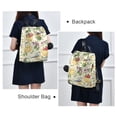 thumbnail image 4 of FORMRS Women's Travel Backpack Purse Anti-Theft Hidden Pockets Casual Shoulder Bag, Birds with Strawberries, 4 of 7