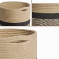 thumbnail image 6 of Rope Woven Plant Basket 10inch Jute Plant Basket for Plant Pots Indoor Flower Pot Covers Decorative Round Tree Planter Basket Modern Closet Storage Bin for Home Decor, 6 of 7