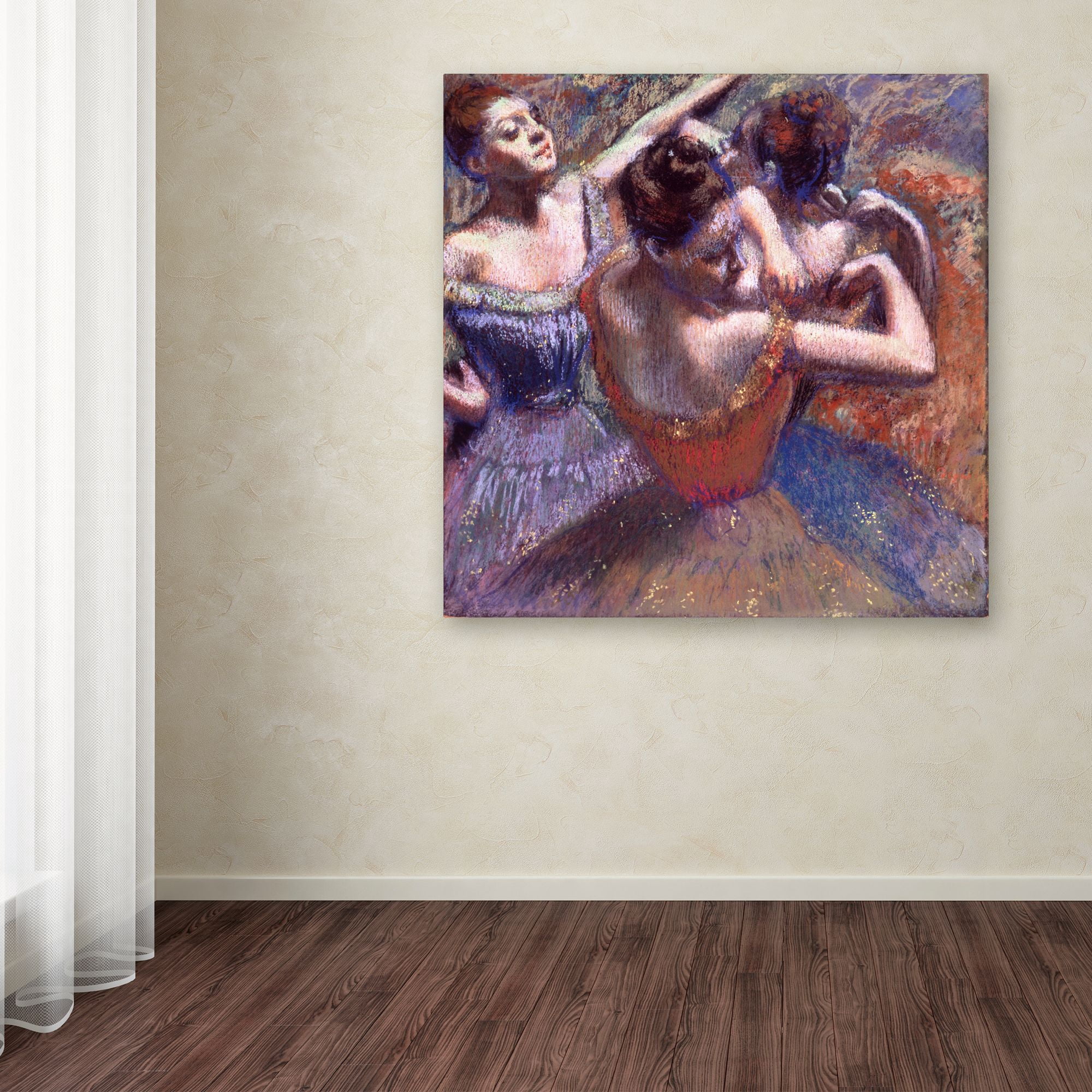 Trademark Fine Art 'Dancers' Canvas Art by Degas