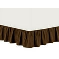 thumbnail image 2 of The Great American Store- Luxurious 1800 Series Brushed 100% Microfiber Easy Fit Gathered Style Ruffled Bed Skirt - 11 Inch Drop Length (Full Size, Solid Chocolate) - Covers Bed Legs & Frame, 2 of 4
