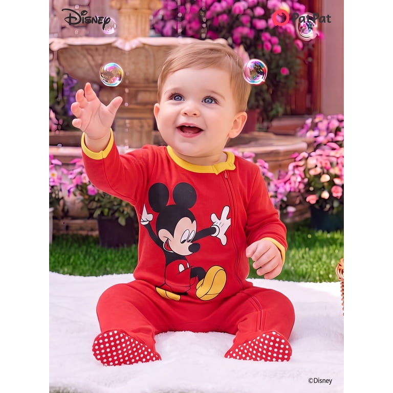 Disney Mickey Mouse Baby Footed Coverall photo 7