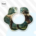 thumbnail image 3 of Hirioo Green Forest Dinosaur for Baby Cotton Petal Bib Drool Bibs for Baby Boy Unisex, 3 of 9