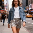 thumbnail image 2 of DHXXH Camo Sweat Shorts Casual Elastic Waist Lounge Shorts Drawstring Maple Leaf Print Athletic Shorts for Man Women, 2 of 4