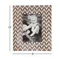 thumbnail image 3 of DecMode 9" x 10" (5x7) Brown Wood Modern Photo Frame, Set of 2, 3 of 6