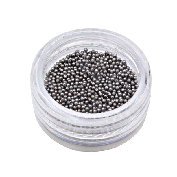 Soidarity Art Beads 1mm 3D joyería chapado aleación manicura DIY bolsa teléfono funda decoración Arte de uñas Negro Soidarity CE000288-04