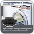 thumbnail image 5 of Appli Parts APTD-L155 Cycling thermostat L155-15F universal replacement for multiple brand dryers older commercial models only 2 connections replaces 60T11, D501759, 5 of 7