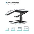 thumbnail image 2 of Adjustable Laptop Stand for Desk, Computer Stand, Ergonomic Laptop Riser Holder, 2 of 5