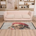 thumbnail image 2 of Yayeee Runner Rug for Bedroom 2'x6' Machine Washable Hallway Non Slip Mat, Gray Dog Artist, 2 of 8