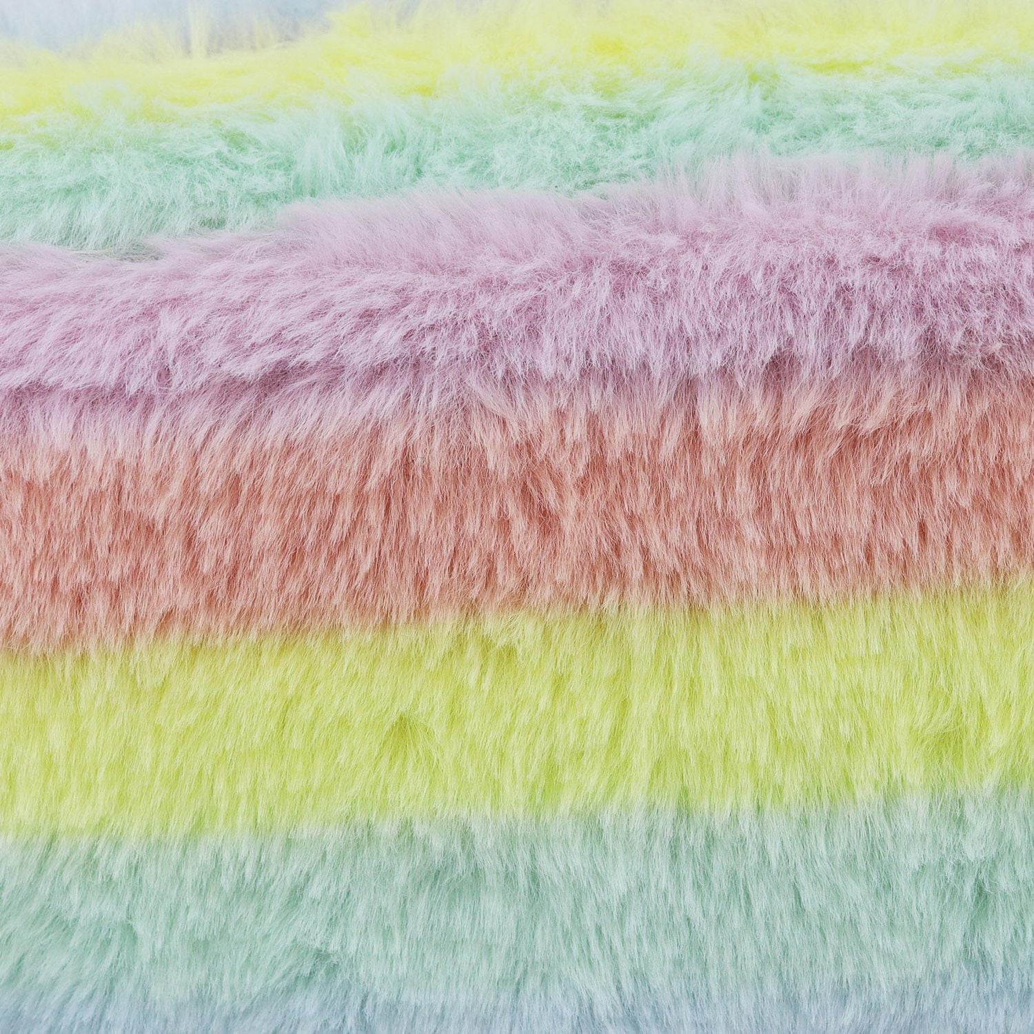 Pen + Gear Ombre Plush Pencil Pouch with Multi-colour Stripes Pattern