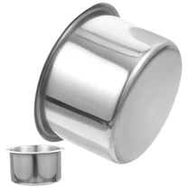 MUSEYA Silver Metal Cup Holder Insert for Car Universal Drink Holder