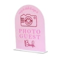 thumbnail image 1 of AMLESO Acrylic Wedding Sign Table Decoration Keepsake Events Please Sign Our Guestbook Birthday Engagement Guest Book Sign with Base B, 1 of 8