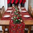 thumbnail image 5 of Christmas Placemats Set of 4, Western Cowboy Boots Place Mats Christmas Tree Cactus Horseshoe Placemat Table Decoration for Kitchen Table Dinner Xmas Holiday Party Decor Indoor Outdoor 13x19 Inch, 5 of 9