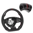 thumbnail image 1 of Volant en Fibre de Carbone sur Mesure Nappa Cuir Perforé Compatible avec C7 2014-2019, 1 of 7