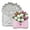 C, variant on Tulip Envelope I Love Mom Cookie Cutter and Stamp, 3.5 Inch, Plastic Baking Mold for Mother's Day