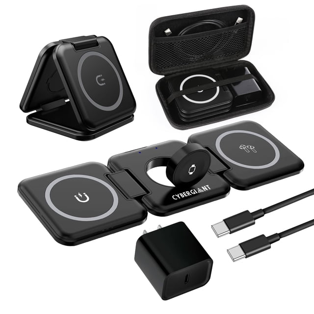 Estación de carga Cybergiant 3 en 1 para iPhone Airpods iWatch