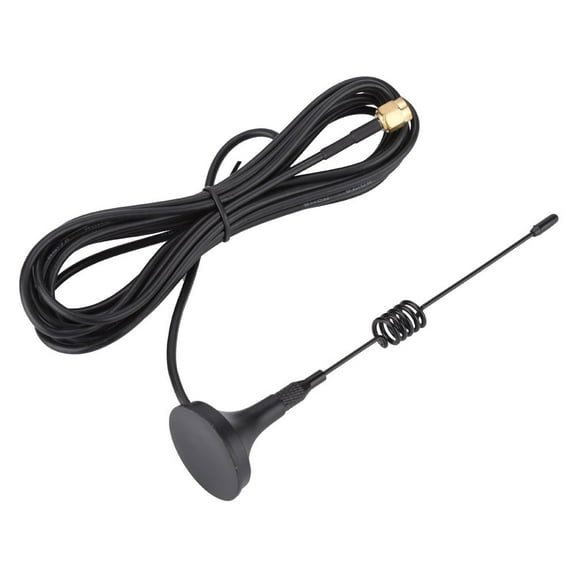 Practical Antenna, Profession SMA Ham Antenna, Suction Antenna 433Mhz RP SMA Plug Male Straight With Base For Ham