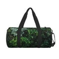 thumbnail image 2 of Easygdp Lush Foliage Green Plant Travel Bag, Camping, Weekend, Carry On Overnight Duffel Bag with Shoulder Strap, 2 of 8
