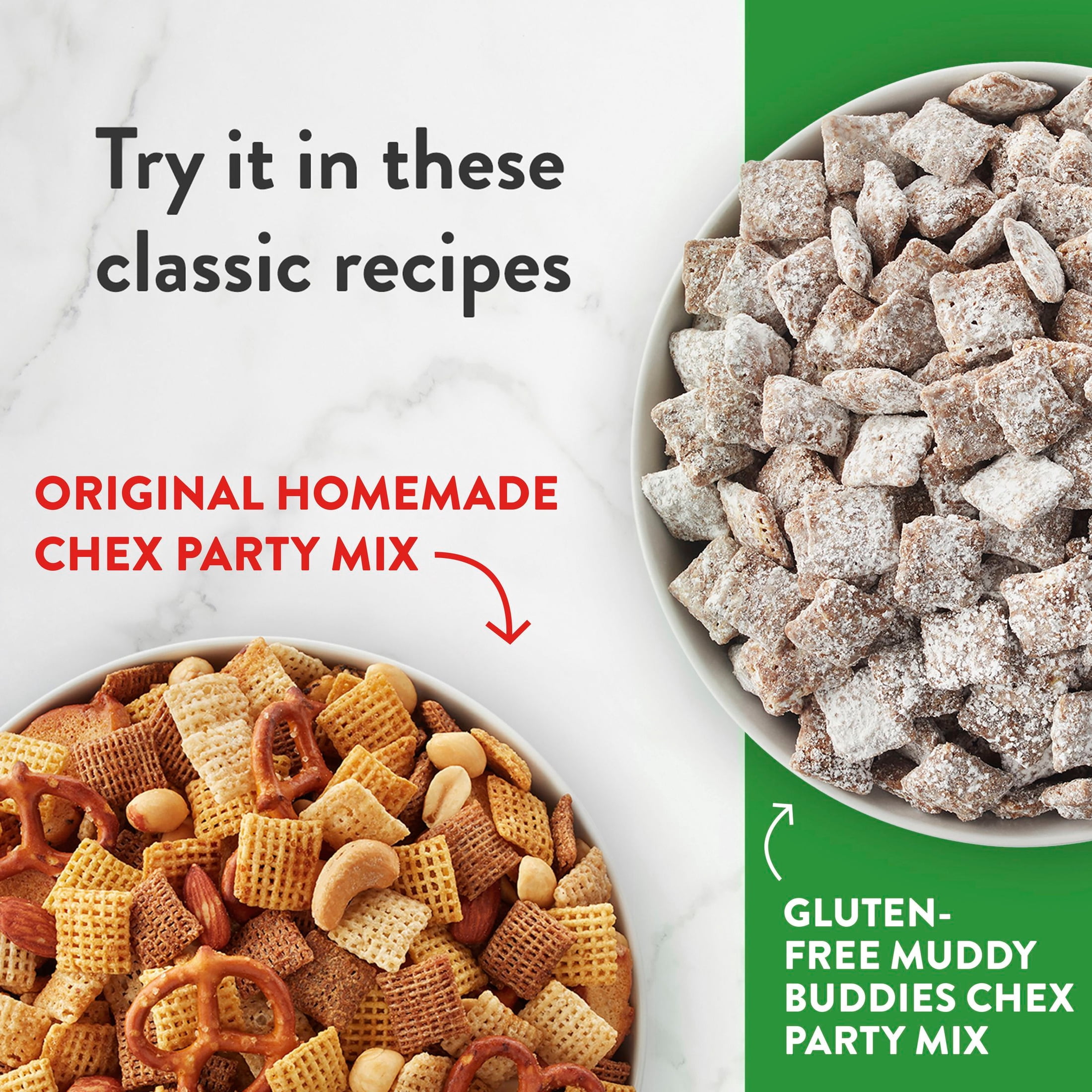 (6 pack) Corn Chex Gluten Free Breakfast Cereal, Homemade Chex Mix Ingredient, 12 oz