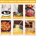 thumbnail image 3 of Juego de utensilios de cocina Gymdin de 6 piezas de acero inoxidable, 3 of 7