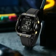 thumbnail image 3 of SMAEL Outdoor Sports Watches Fashion Leisure Men Watches 5ATM Waterproof Rectangle 8108 LCD Display Digital Student Wristwatches, 3 of 9