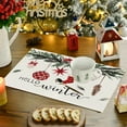 thumbnail image 2 of Christmas Tree Decorations Winter Christmas Tree Placemats 12X18 Inches Christmas Holiday Table Mats for Party Kitchen Dining Room Decoration Christmas Decorations Indoor, 2 of 6
