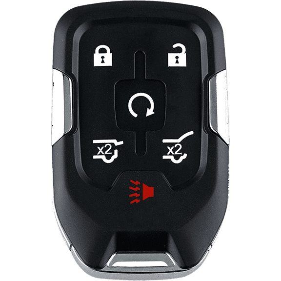 Wholesalekey Replacement for 2015 - 2020 GMC Chevrolet HYQ1AA 6 Buttons Remote Key Fob 315MHz
