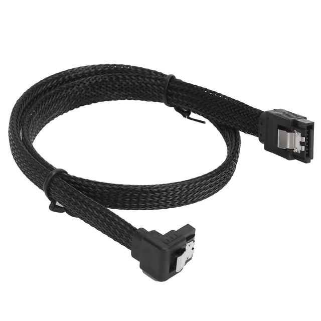 Câble Série Ata 7P Coudé pour Disque Dur Adaptateur Série ATA3.0 avec Ligne en Maille Colorée Style