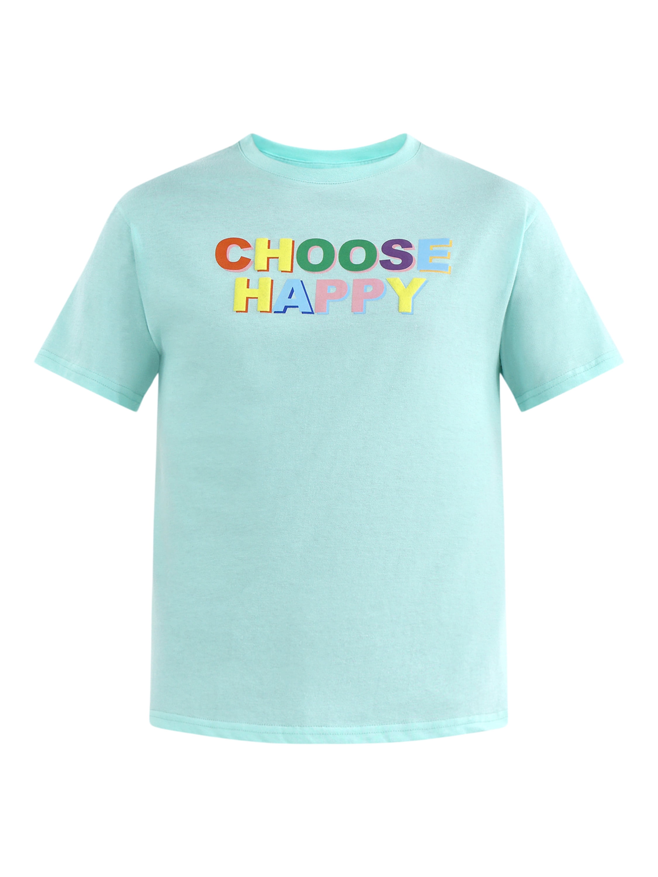 Pride The Phluid Project All Gender Choose Happy Cotton Graphic Tee Shirt, Men's Sizes XS-3XL