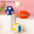 thumbnail image 3 of sunsanly Squeaky Dog Toy Ball Soft Dog Toys Bite Resistant Teeth Grinding Chew Toy Decompressing Puppy Teething Balls Latex Dental Cleaning Interactive Ball for Dog Cat, 3 of 8