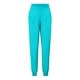 thumbnail image 3 of Xysaqa Scrub Pants for Women Plus Size Workwear Pull On Comfort Waist Joggers Soft Stretch Sweatpants Jogger Pants S-2XL on Clearance, 3 of 3