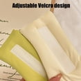 thumbnail image 4 of Topukaiba Cotton Sleep Eye Mask, Blackout Light Blocking for Side Sleepers, Quiet Soft Adjustable Strap, 26.77"x4.92" Travel Nap Mask, Suitable for Work Nap and Yoga,Beige,4.9x26.7in, 4 of 6