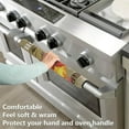 thumbnail image 3 of Coolnut 2PCS Rooster Refrigerator Door Handle Covers, ‎14"x 5.5" Washable Antiskid Kitchen Appliance Handle Protective Cover for Fridge, Oven, Dishwasher, Microwave, 3 of 6