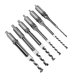 thumbnail image 3 of Brocas Para Agujeros Cuadradas, Sierra Perforadora Para Carpintería, Cincel Para Embutir, 6 Uds., 3 of 7