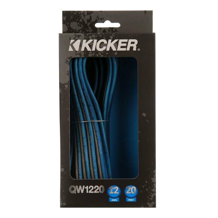 Kicker 20-feet 12-gauge AWG q-seriesスピーカーワイヤ 12 Gauge QW1220(未使用品) Kicker QW1220 20-Feet 12-Gauge AWG Q-Series Speaker Wire - Walmart.com