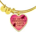 thumbnail image 6 of Best Friend Bracelet Friendship Forever Heart Bracelet Bangle, 6 of 10