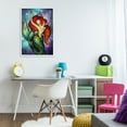 thumbnail image 2 of Stupell Industries Undersea Dreaming Mermaid Fantasy & Sci-Fi Painting White Framed Art Print Wall Art, 20 x 30, 2 of 8